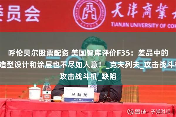 呼伦贝尔股票配资 美国智库评价F35：差品中的差品，造型设计和涂层也不尽如人意！_克夫列夫_攻击战斗机_缺陷