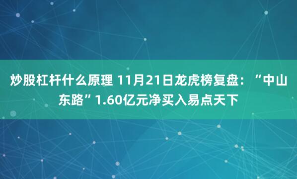 炒股杠杆什么原理 11月21日龙虎榜复盘：“中山东路”1.60亿元净买入易点天下