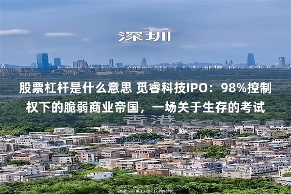 股票杠杆是什么意思 觅睿科技IPO:98%控制权下的脆弱商业帝国,一场关于生存的考试