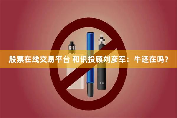 股票在线交易平台 和讯投顾刘彦军：牛还在吗？