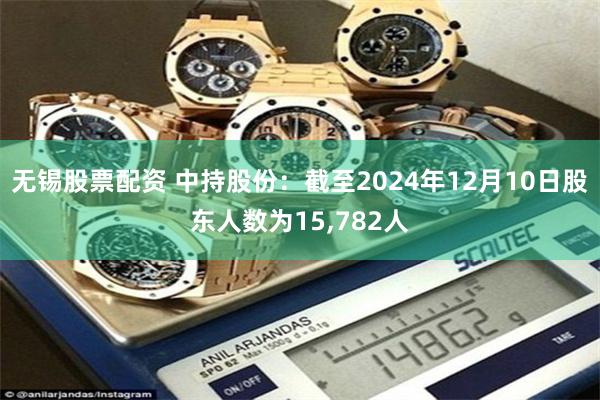 无锡股票配资 中持股份:截至2024年12月10日股东人数为15,782人