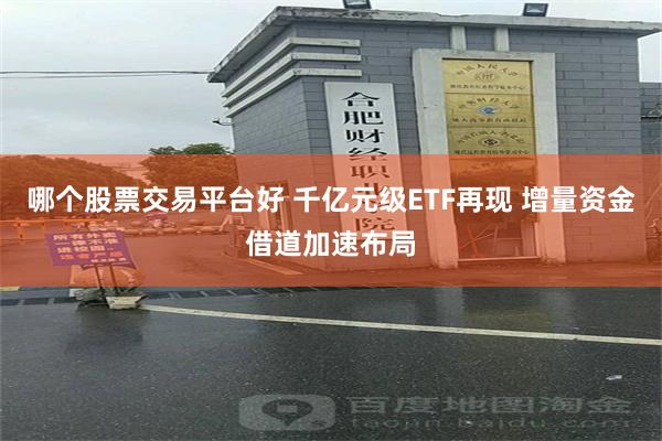 哪个股票交易平台好 千亿元级ETF再现 增量资金借道加速布局