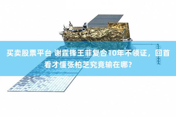 买卖股票平台 谢霆锋王菲复合10年不领证，回首看才懂张柏芝究竟输在哪？