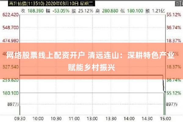 网络股票线上配资开户 清远连山：深耕特色产业 赋能乡村振兴