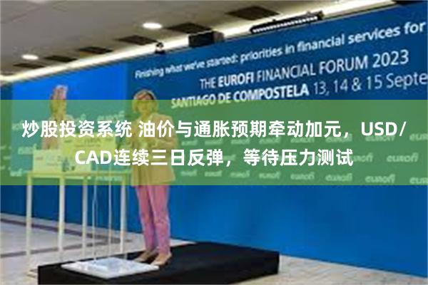 炒股投资系统 油价与通胀预期牵动加元，USD/CAD连续三日反弹，等待压力测试